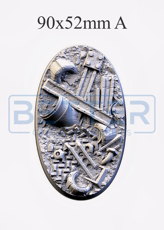 Scrap - Themed Bases and Toppers for sci-fi & fantasy wargaming