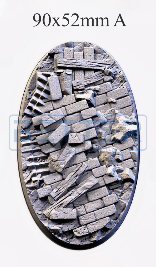 Ruined factory - Themed Bases and Toppers for sci-fi & fantasy wargaming