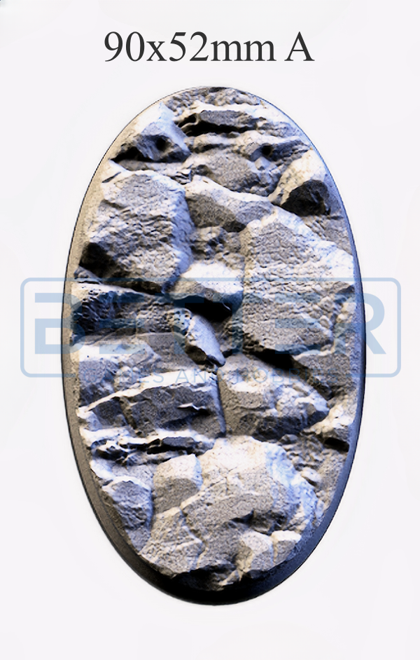 Stony Desert - Themed Bases and Toppers for sci-fi & fantasy wargaming