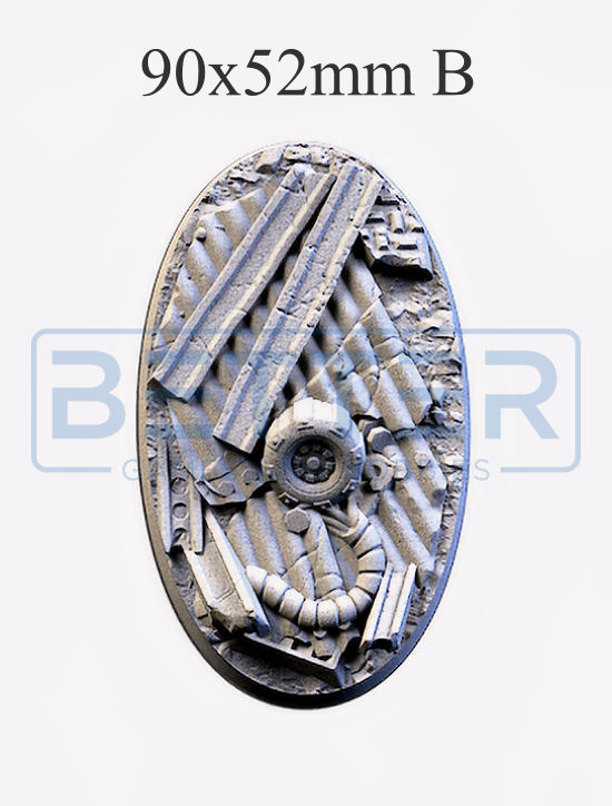 Scrap - Themed Bases and Toppers for sci-fi & fantasy wargaming