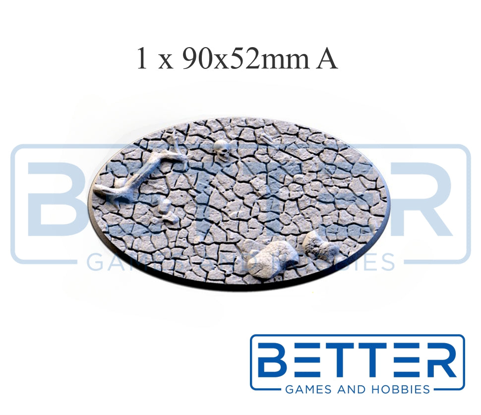 Cracked Desert - Themed Bases and Toppers for sci-fi & fantasy wargaming