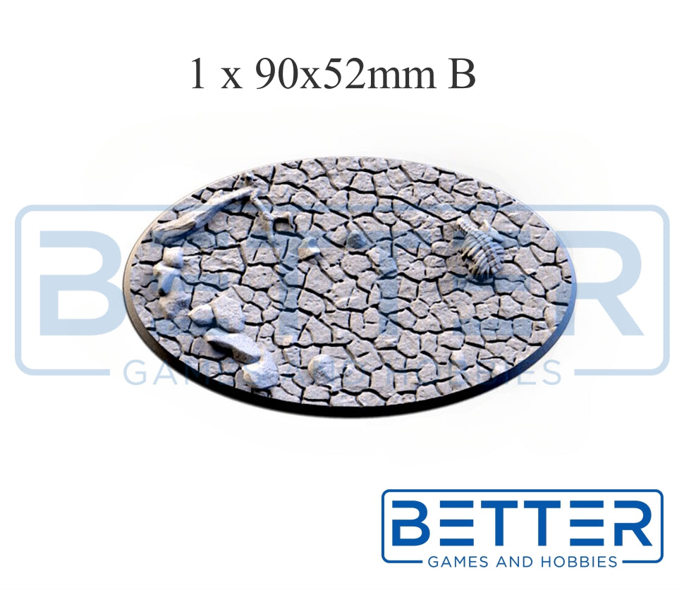 Cracked Desert - Themed Bases and Toppers for sci-fi & fantasy wargaming