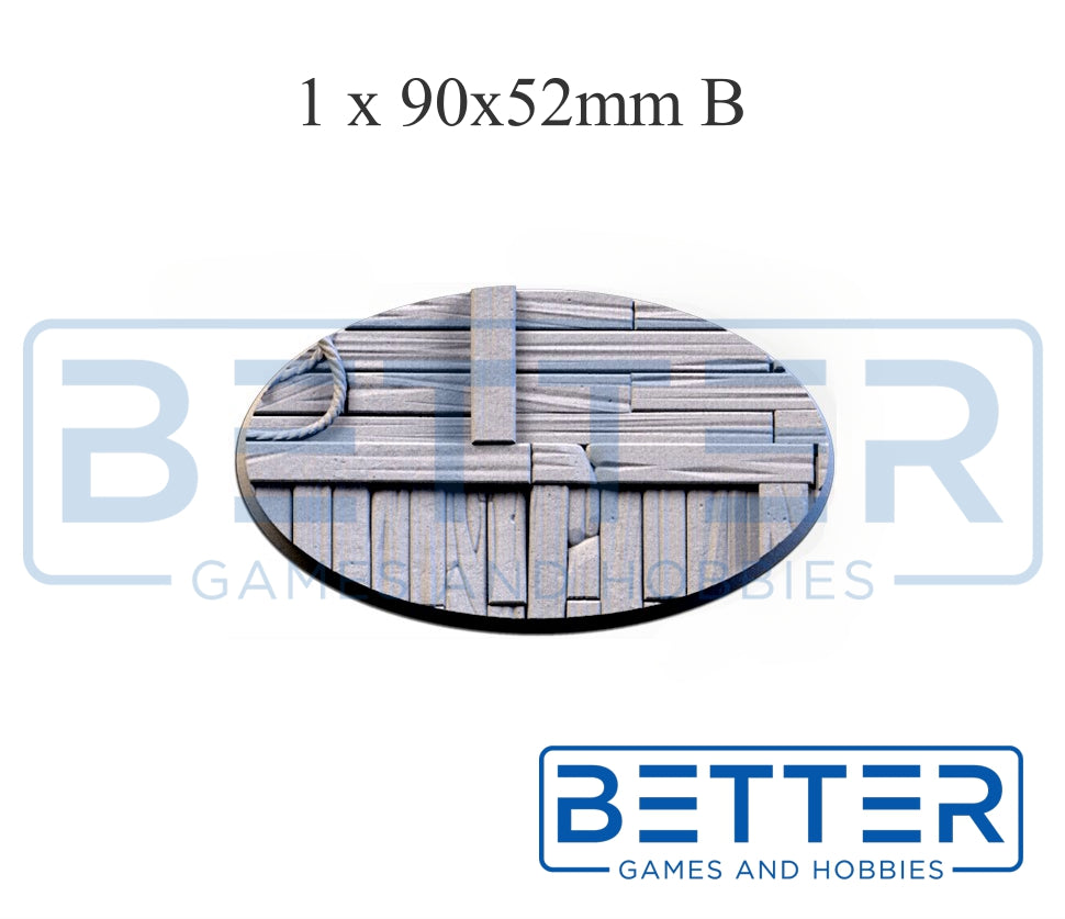 Wooden / Ship - Themed Bases and Base Toppers for sci-fi & fantasy wargaming