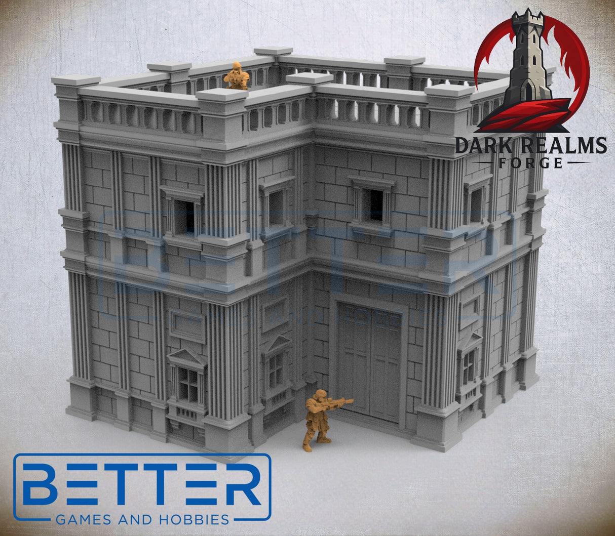 Castra Ultimarii – Roman Inspired Modular Building 9 | 32 mm, 28 mm, 15 mm & 10 mm Scale | Sci-Fi & Fantasy Wargaming Terrain | RPG Scenery