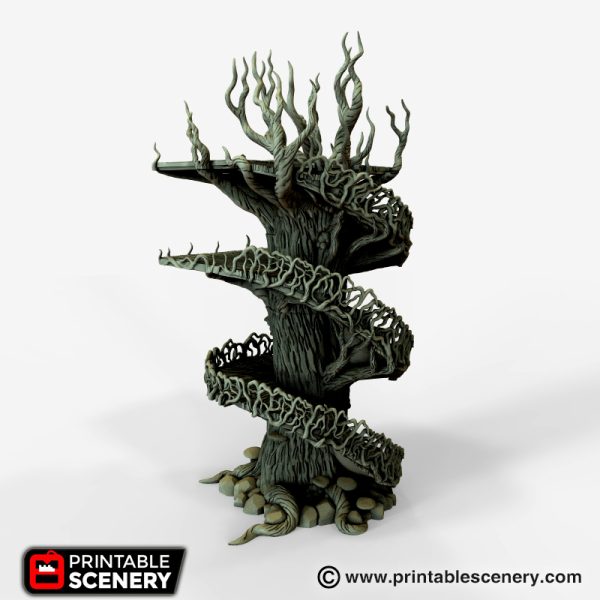 Ithillian Skyport - (28, 15 or 10mm scale) - Wood Elven