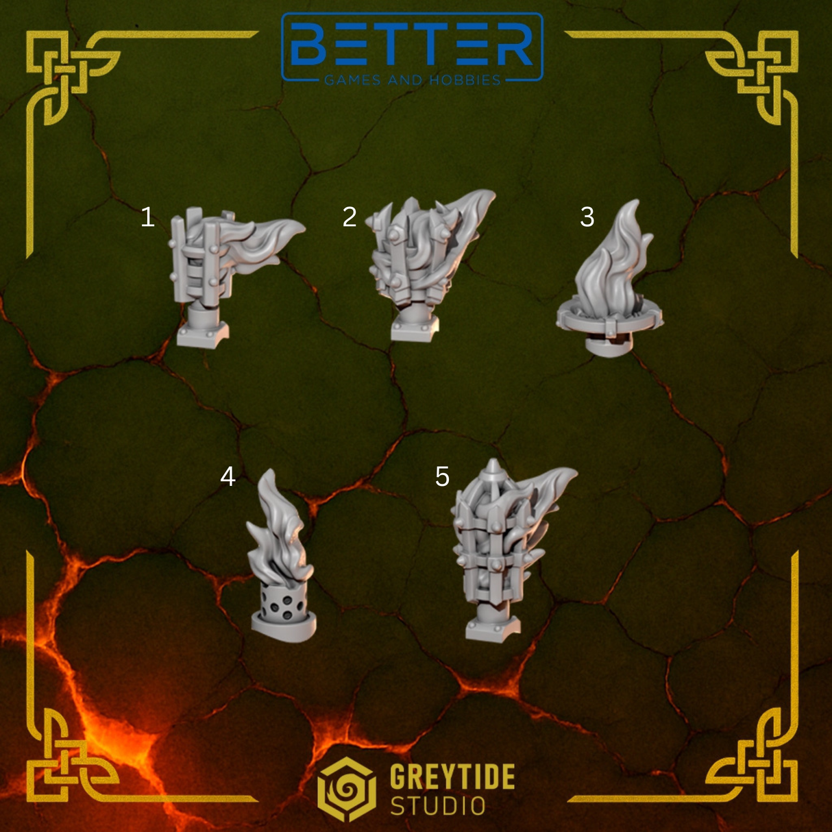 Big Backpack Decorations - Anvil Wardens Conversion parts for sci-fi wargaming miniatures