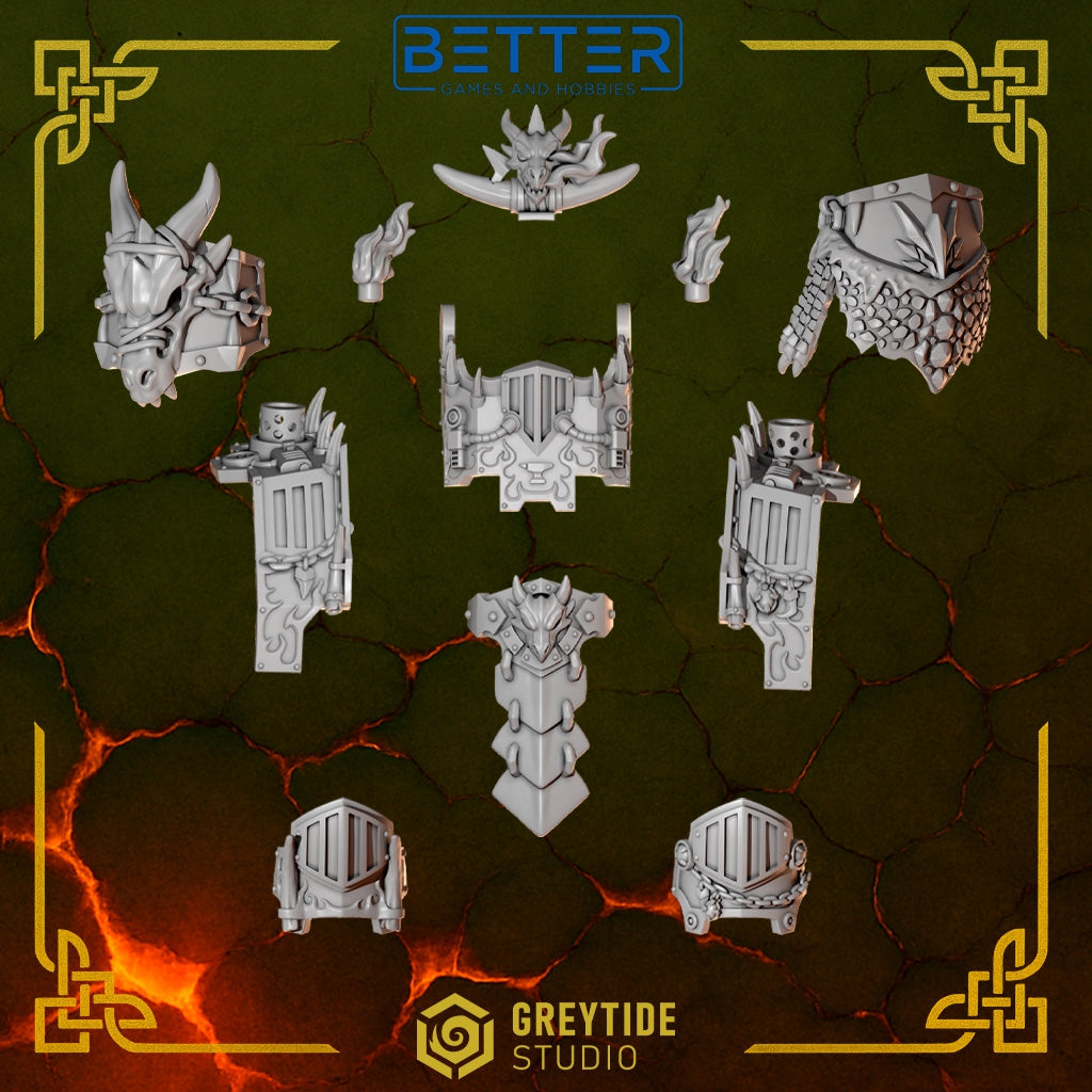Ancient Armor - Anvil Wardens Conversion parts for Sci-Fi wargaming miniatures