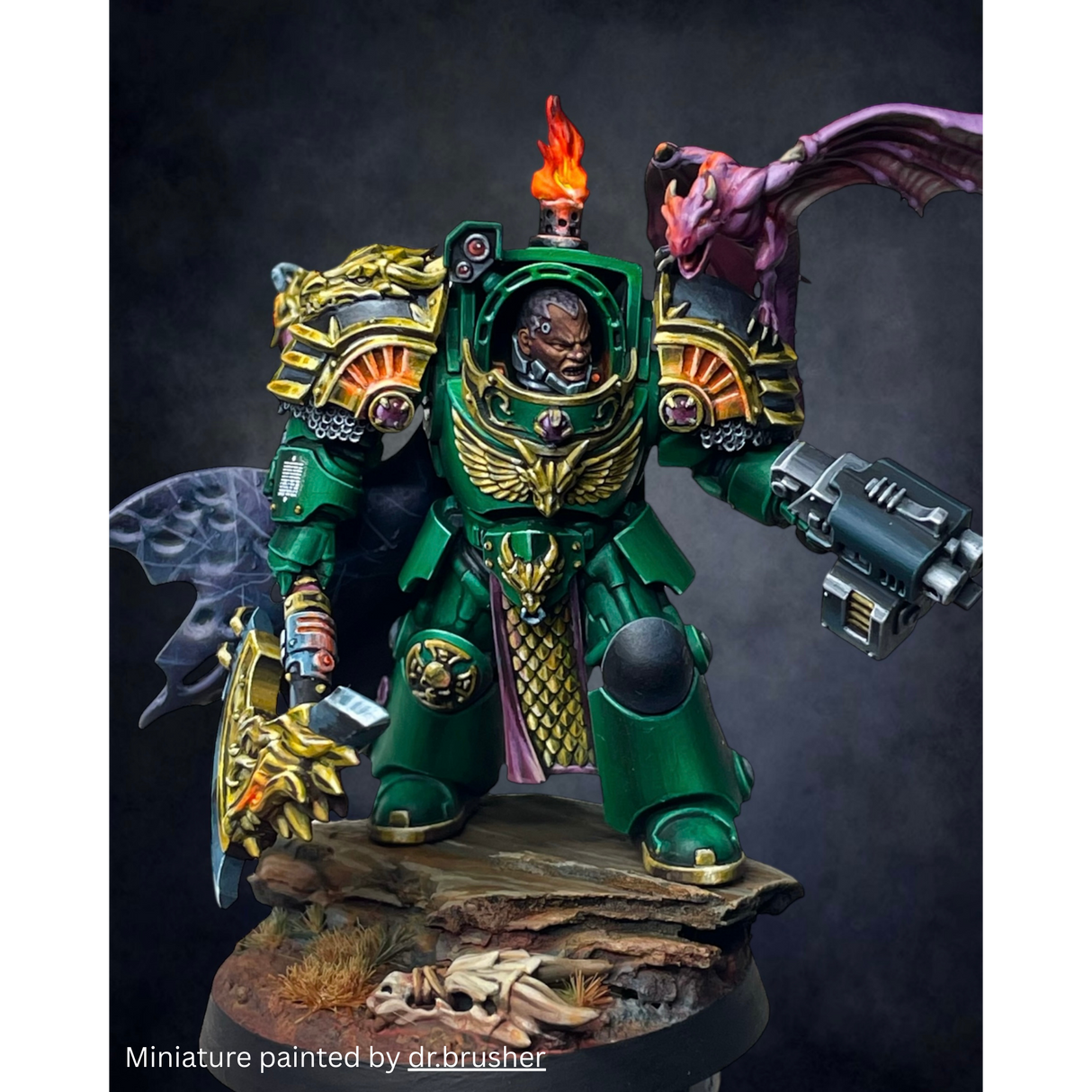 Big Backpack Decorations - Anvil Wardens Conversion parts for sci-fi wargaming miniatures