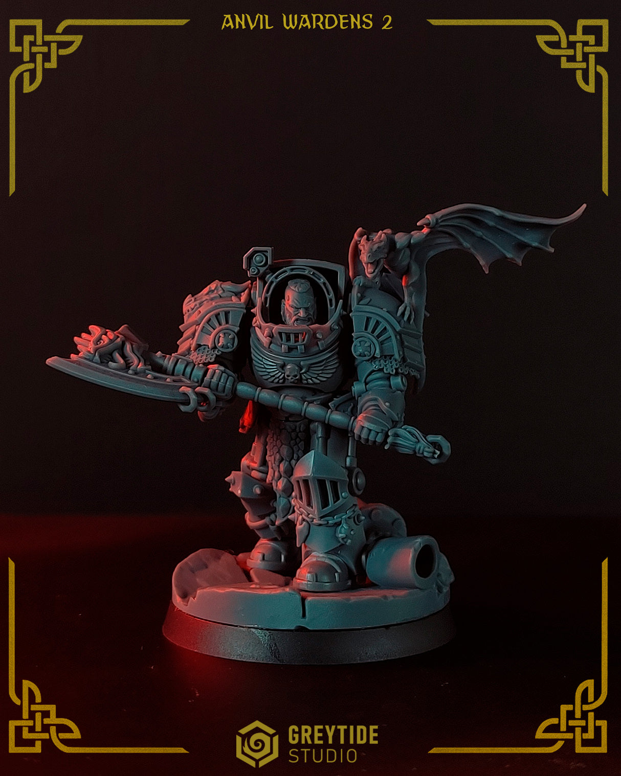 Gorgets - Anvil Wardens Conversion parts for sci-fi wargaming miniatures