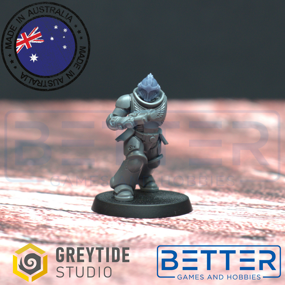 Heads pack 2 - Anvil Wardens for 2nd Born Marines