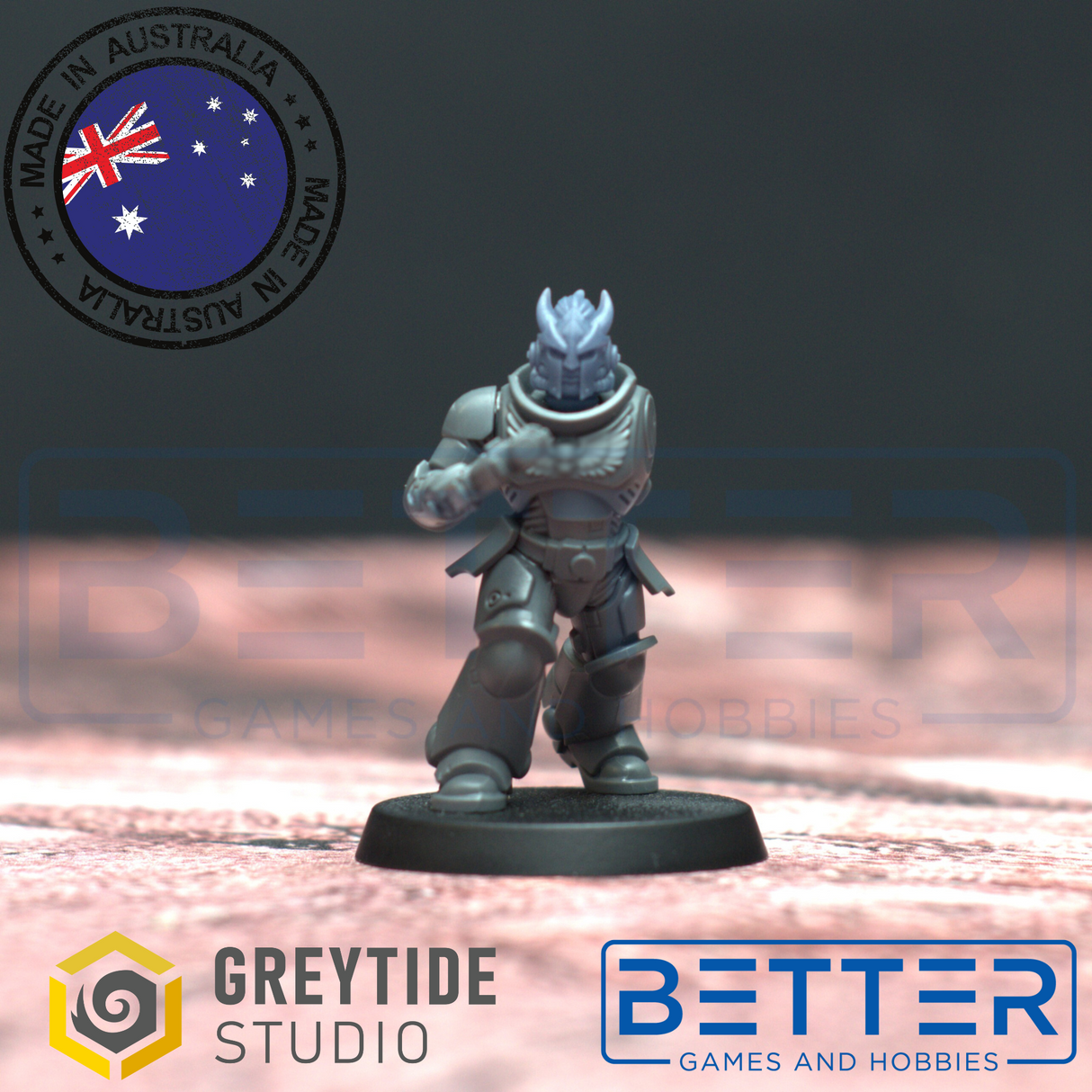 Heads pack 3 - Anvil Wardens for 2nd Born Marines