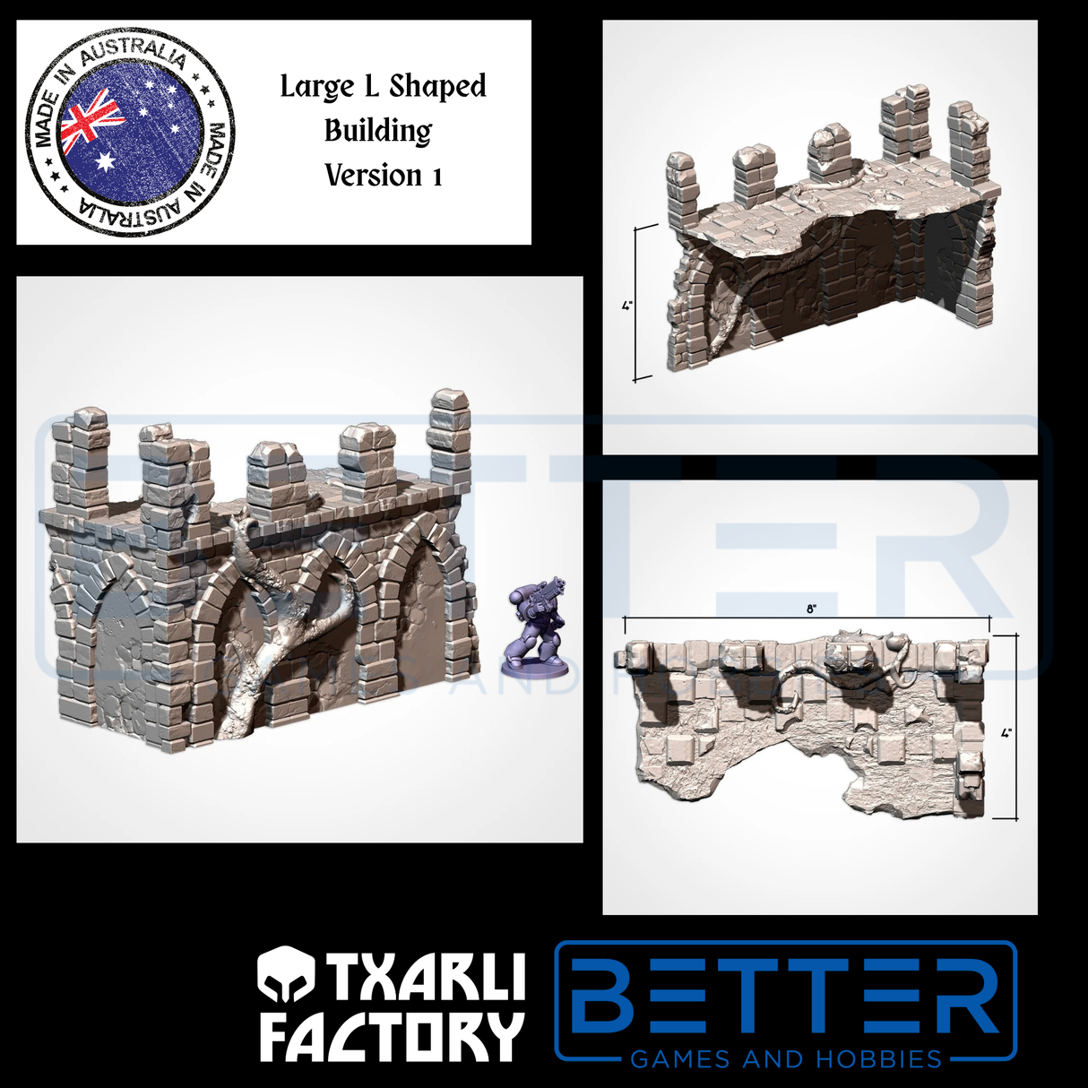 Abandoned Ruins - G-W compatible competitive tabletop terrain