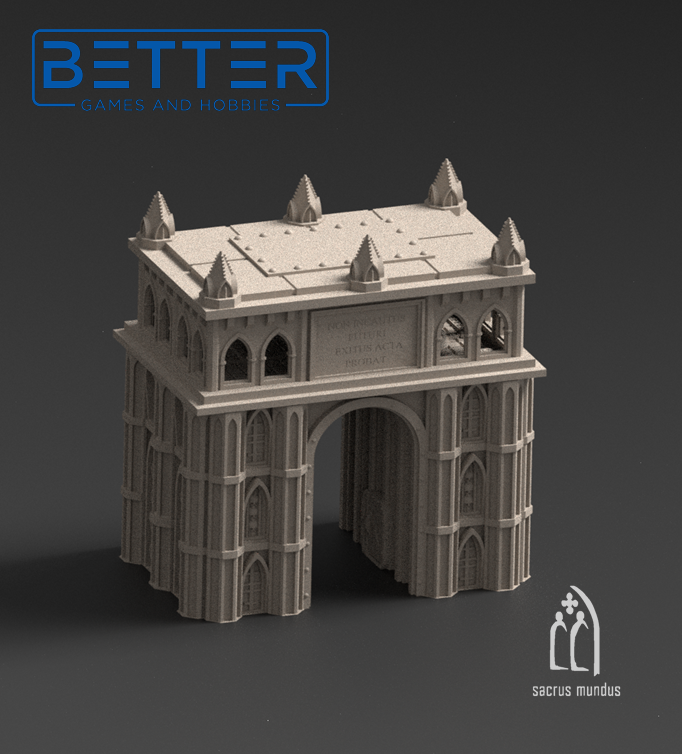 Augusta - Gothic City. Tabletop terrain for Sci-Fi & Grimdark wargaming