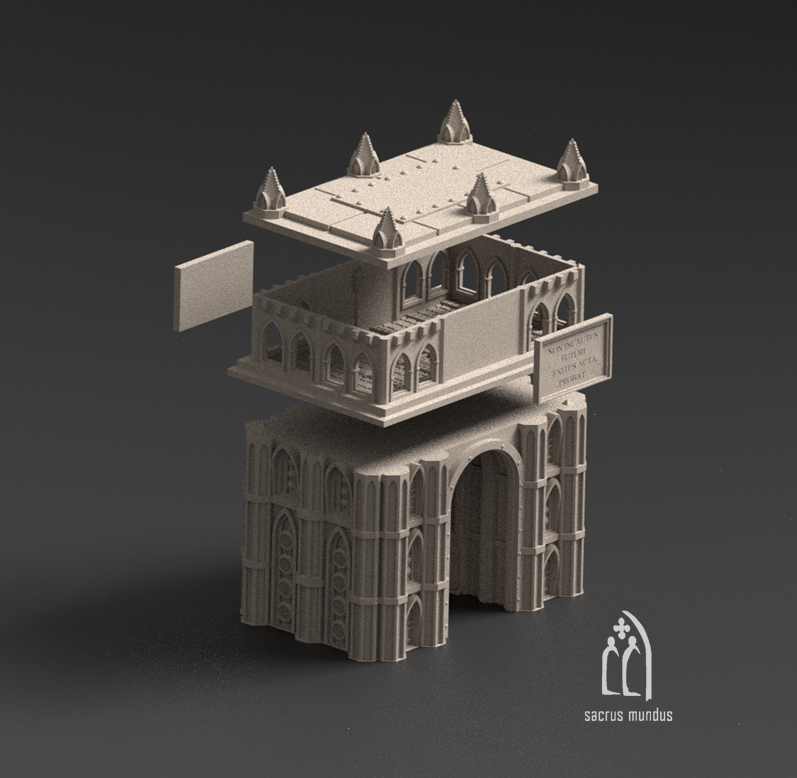 Augusta - Gothic City. Tabletop terrain for Sci-Fi & Grimdark wargaming