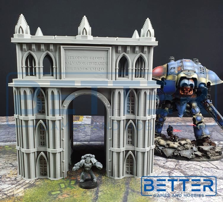 Augusta - Gothic City. Tabletop terrain for Sci-Fi & Grimdark wargaming
