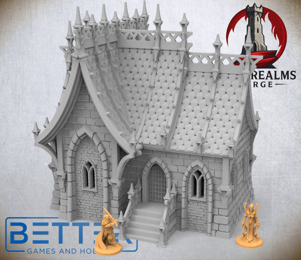 Blackthorn Keep, Building 3 - 28, 15 & 10mm scale for Fantasy, Dark Elven terrain RPG