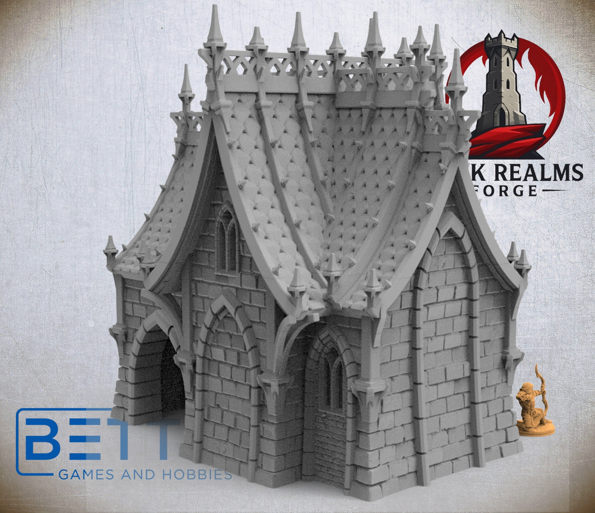 Blackthorn Keep, Building 4 - 28, 15 & 10mm scale for Fantasy, Dark Elven terrain RPG