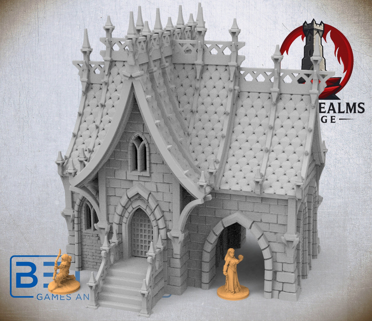 Blackthorn Keep, Building 4 - 28, 15 & 10mm scale for Fantasy, Dark Elven terrain RPG