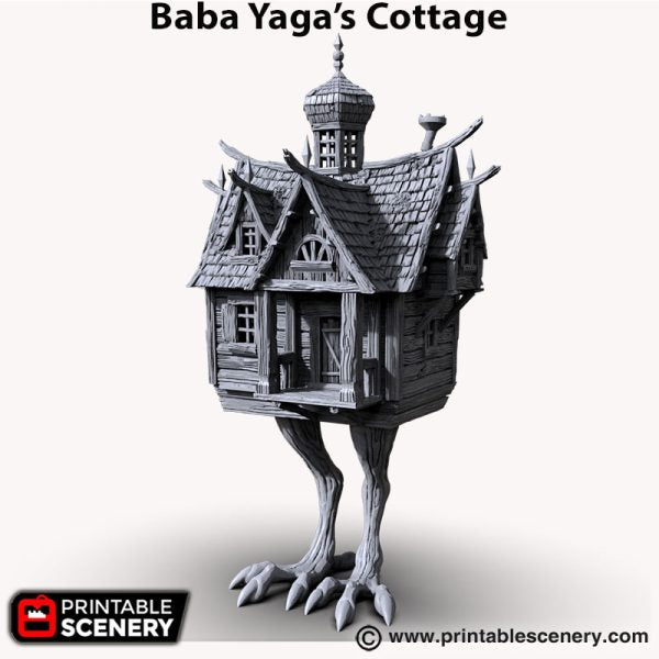 Baba Yaga's Cottage - (32,28 or 15mm scale) - Shadowfey Wilds