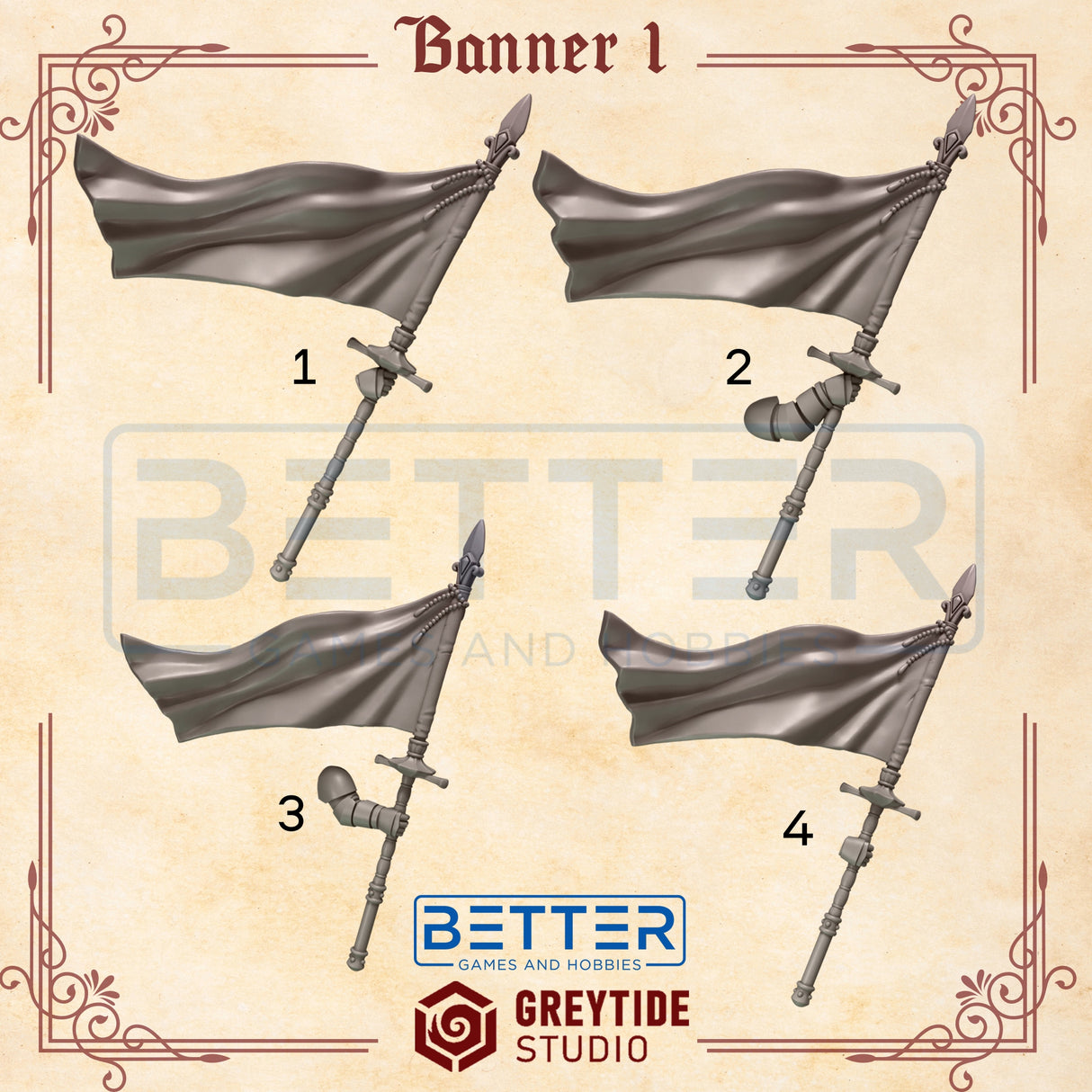 Banner 1 - Crimson Lords for 2nd Born Marines