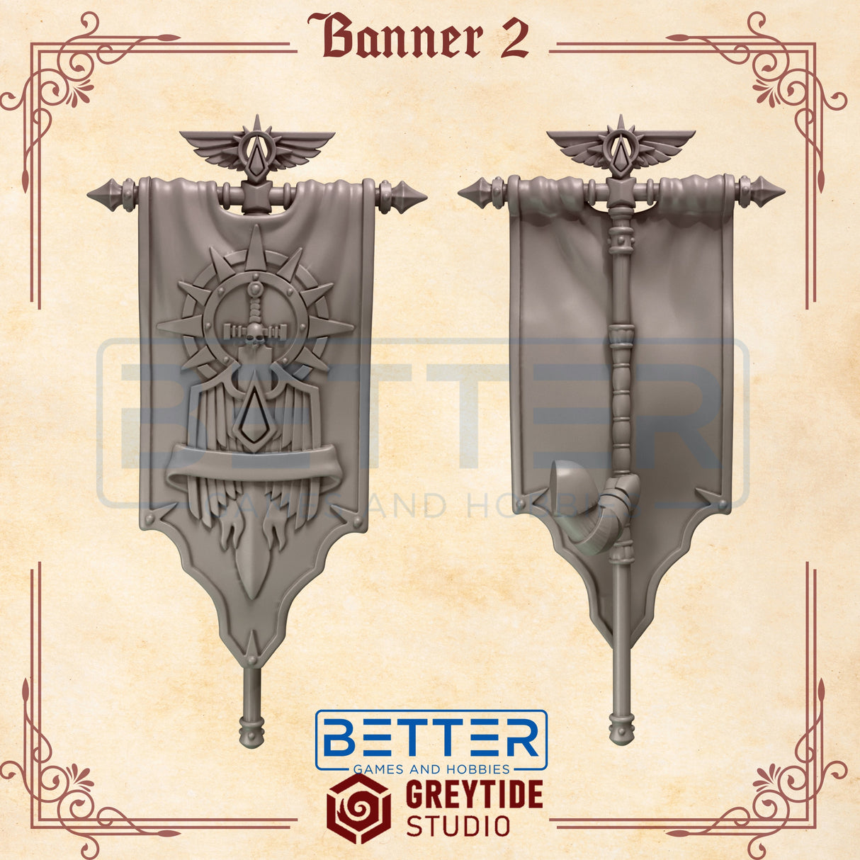 Banner 2- Crimson Lords for 2nd Born Marines