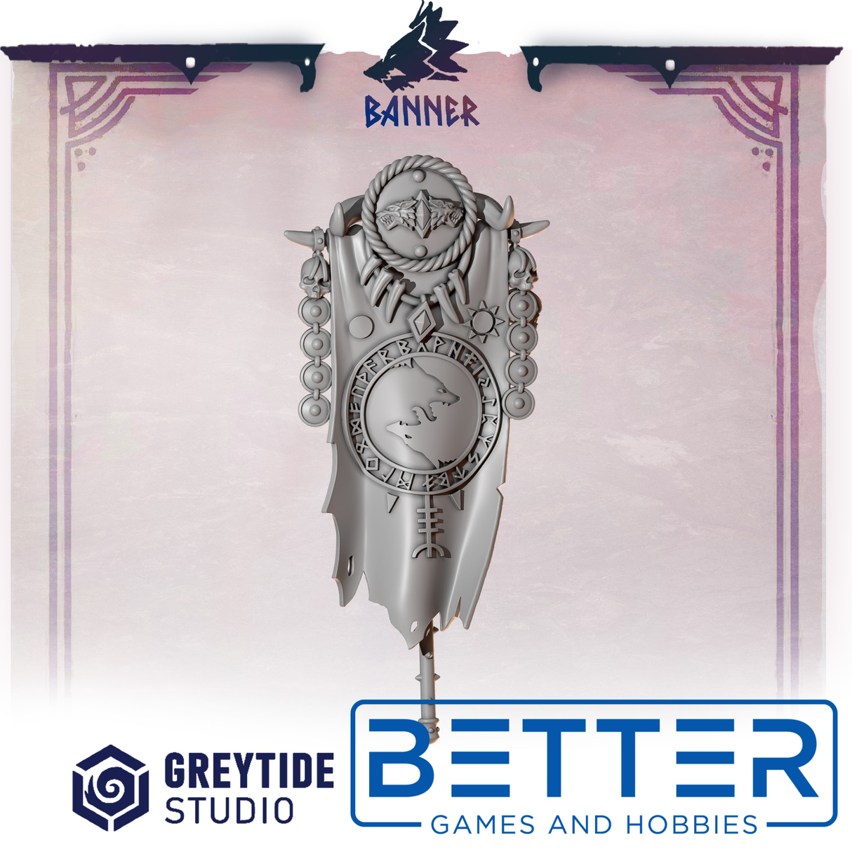 Banner - Primal Hounds Conversion parts for 2nd Born Marines