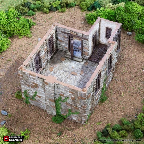 Barlyway Cottage - (28, 15, or 10mm scale) - King and Country