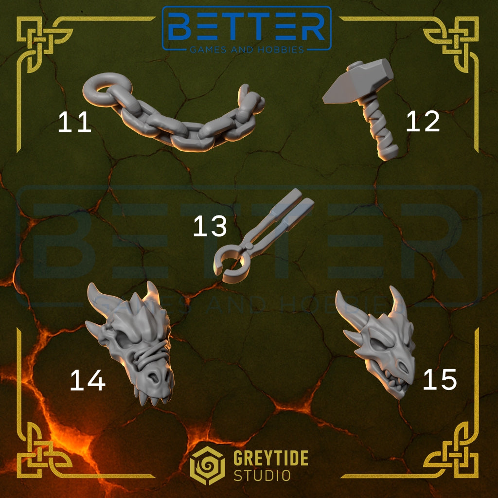 Basing Bits 3 - Anvil Wardens for 2nd Born Marines