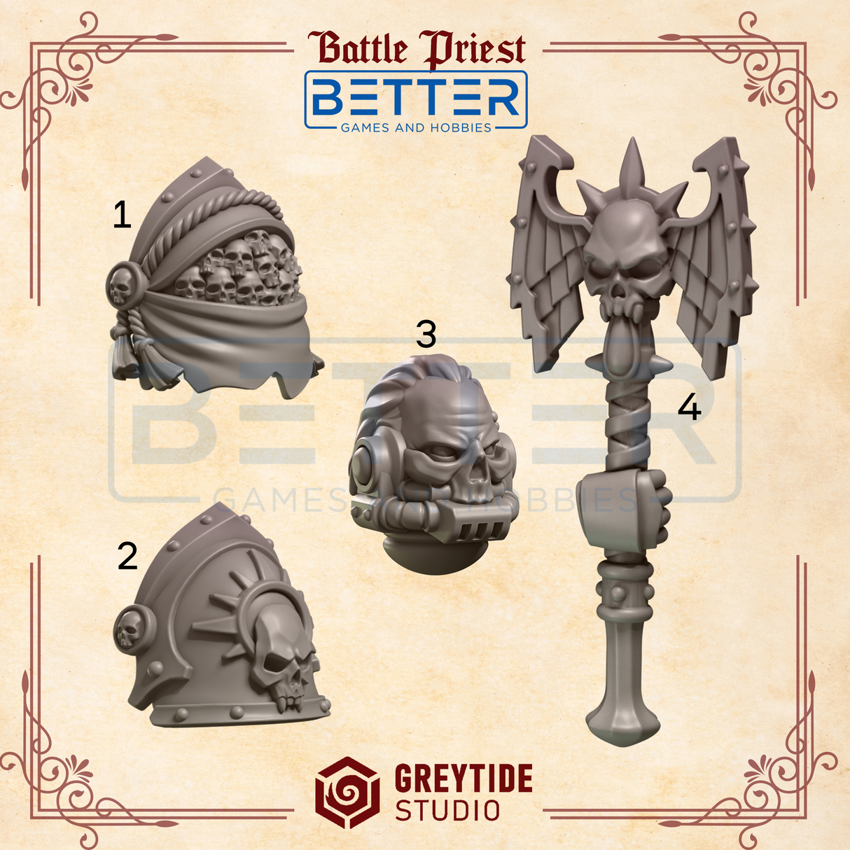 Battle Priest - Crimson Lords - 2nd Born Marine