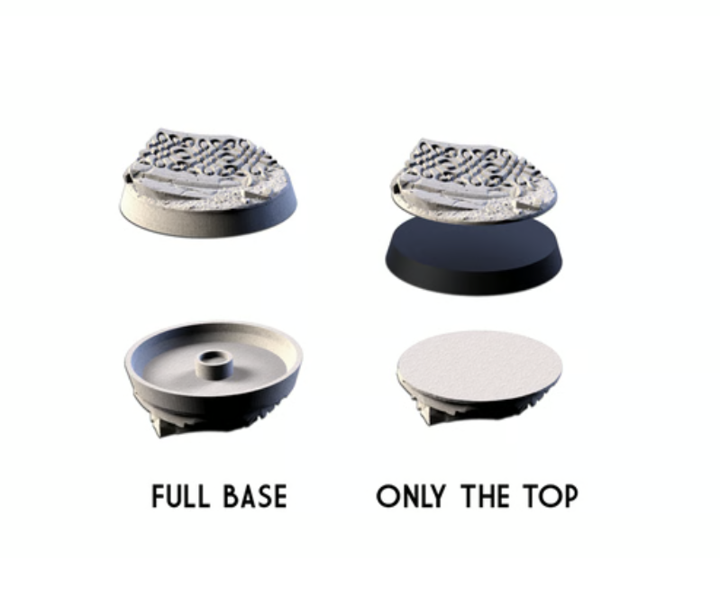 Basic medium - Themed Bases and Toppers for sci-fi & fantasy wargaming