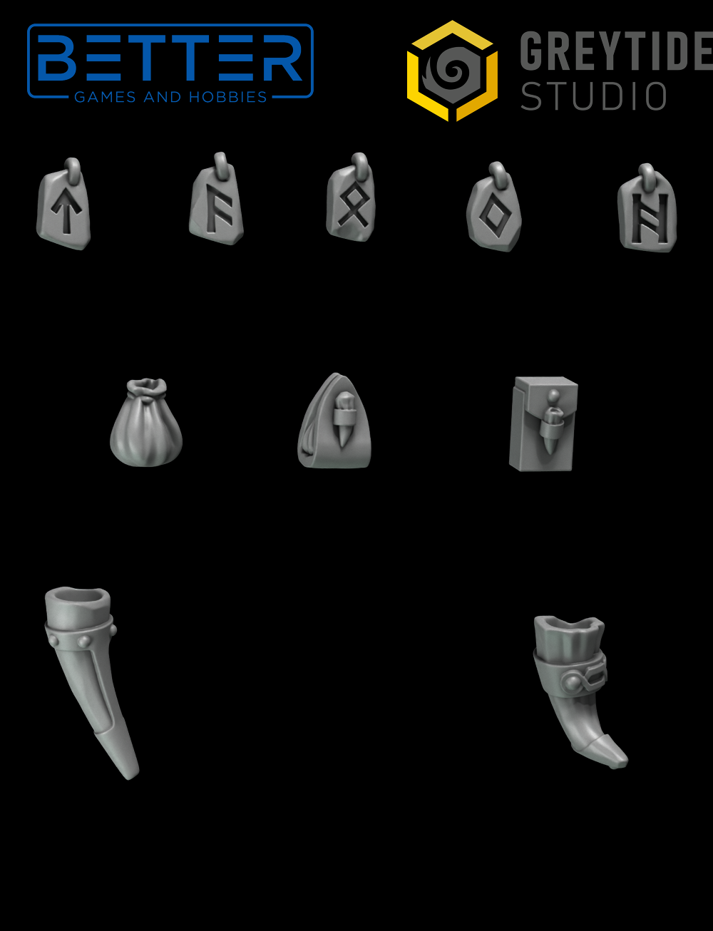 Belt Decorations - Primal Hounds for 2nd Born Marines