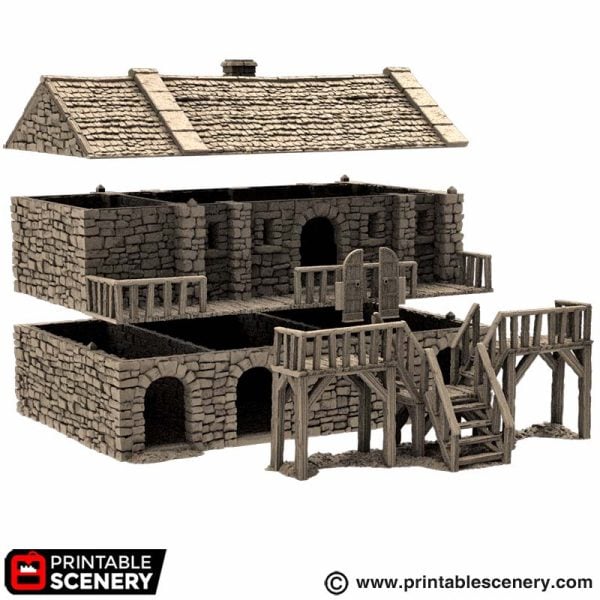 Black Rock Barracks - (28, 15 or 10mm scale) - King and Country