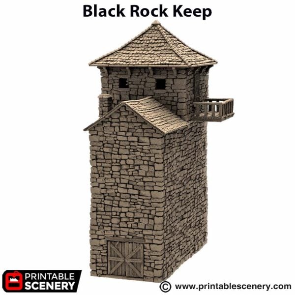 Black Rock Keep - (28, 15 or 10mm scale) - King and Country