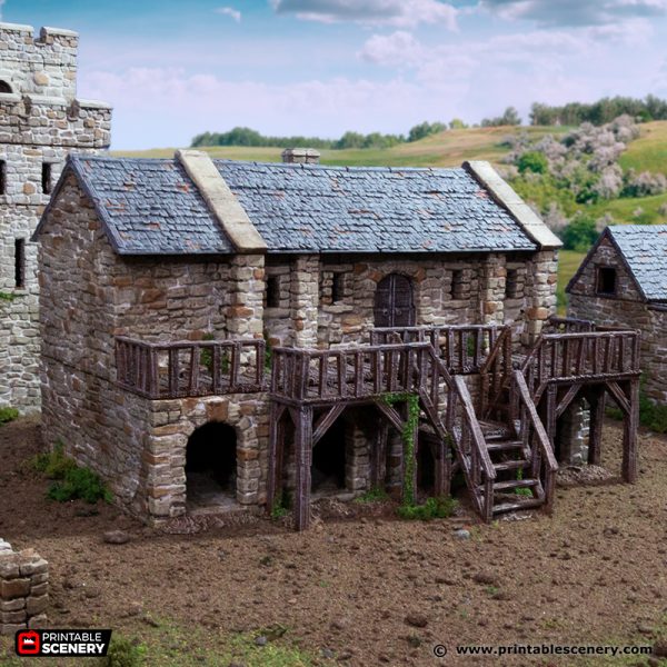 Black Rock Barracks - (28, 15 or 10mm scale) - King and Country
