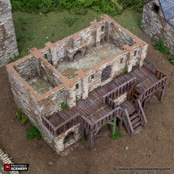 Black Rock Barracks - (28, 15 or 10mm scale) - King and Country