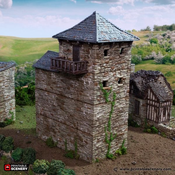 Black Rock Keep - (28, 15 or 10mm scale) - King and Country