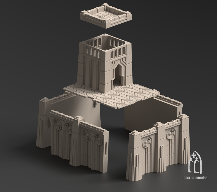 Krotone - Sorcerers Planet, Tabletop terrain for Sci-Fi & Grimdark wargaming