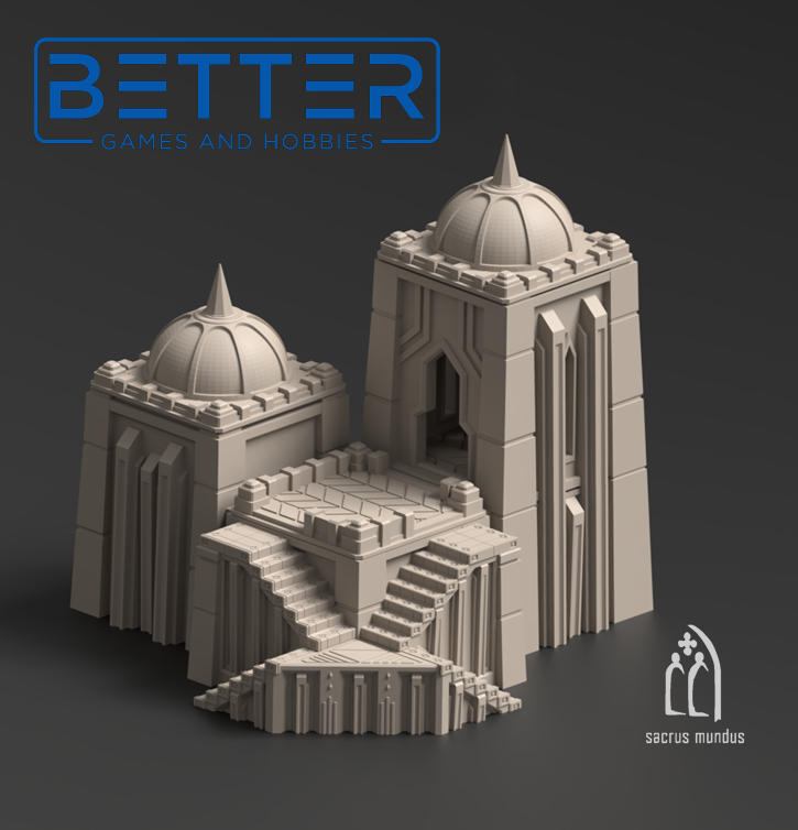 Krotone - Sorcerers Planet, Tabletop terrain for Sci-Fi & Grimdark wargaming