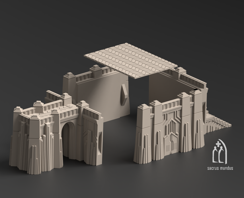 Krotone - Sorcerers Planet, Tabletop terrain for Sci-Fi & Grimdark wargaming