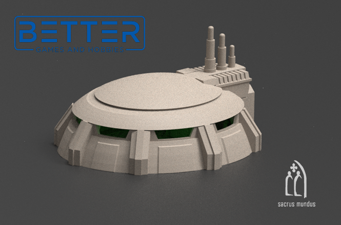 Nimoa, War Zone - 28mm Scale tabletop terrain for Sci-Fi & Grimdark wargaming