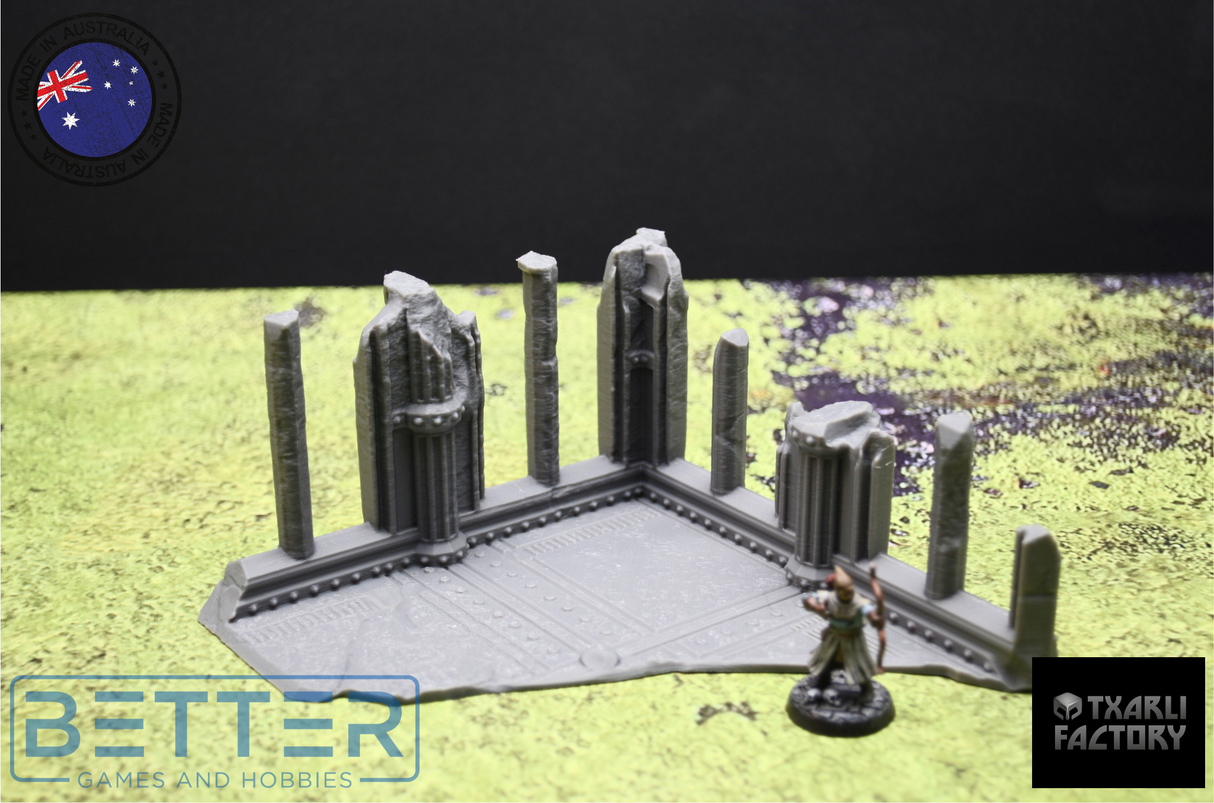 Cathedral Ruins (28mm Scale) for sci-fi wargaming RPG