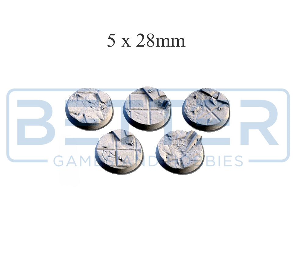 City Ruins - Themed bases and Toppers for sci-fi & fantasy wargaming