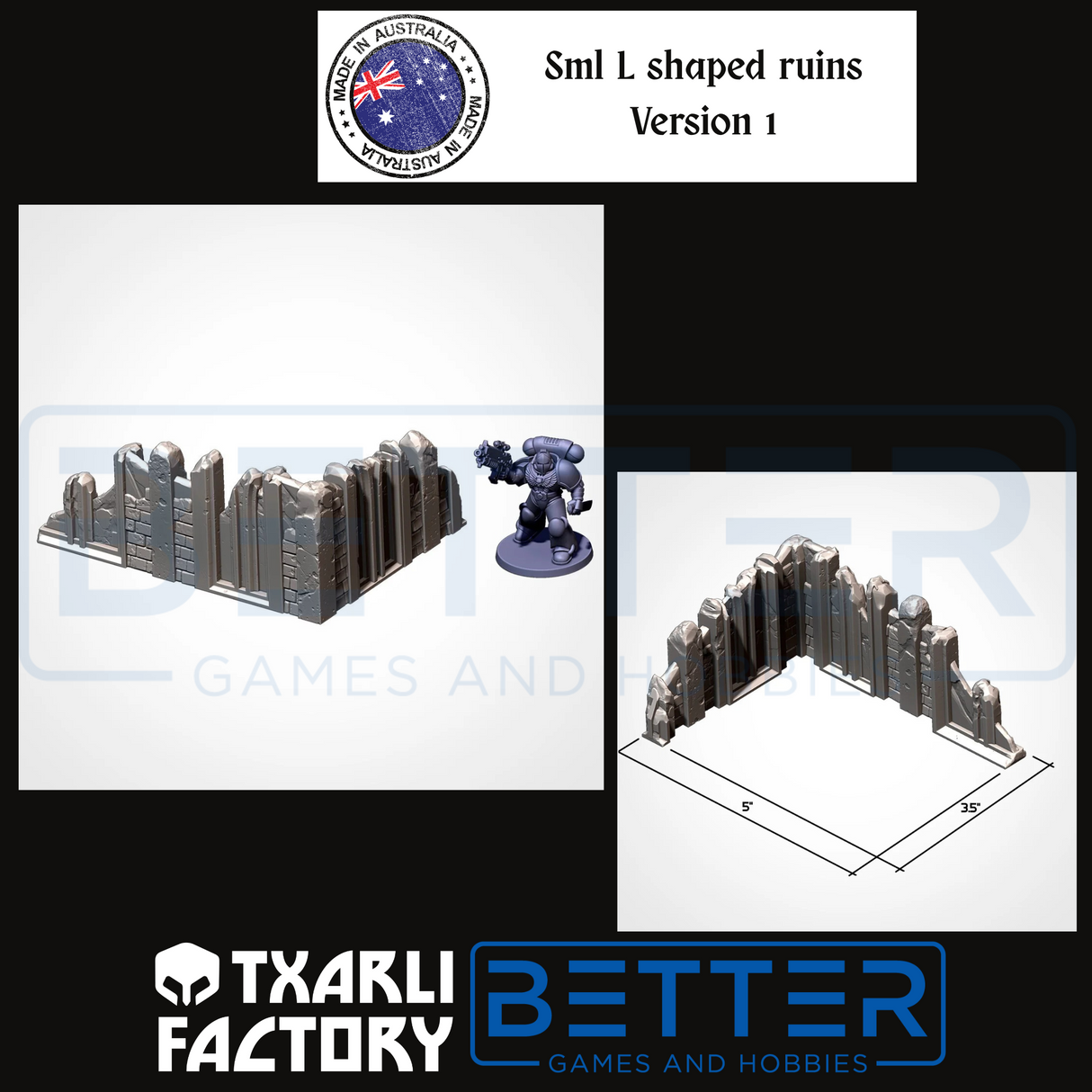 Classic Ruins - G-W compatible competitive tabletop terrain