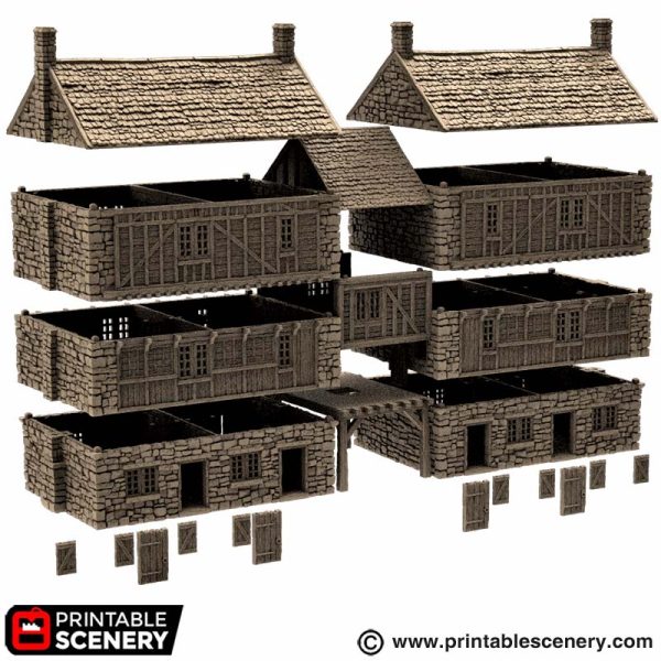 Cobblestone Way - (28, 15, or 10mm scale) - King and Country