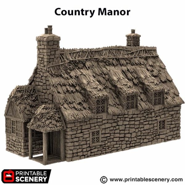 Country Manor - (28, 15, or 10mm scale) - King and Country