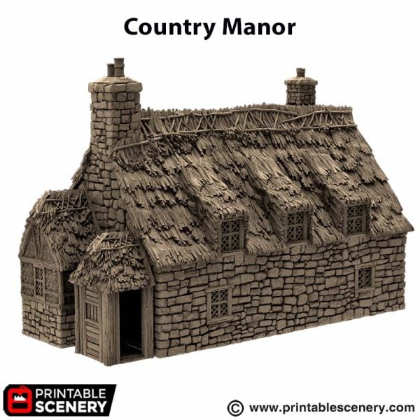 Country Manor - (28, 15, or 10mm scale) - King and Country