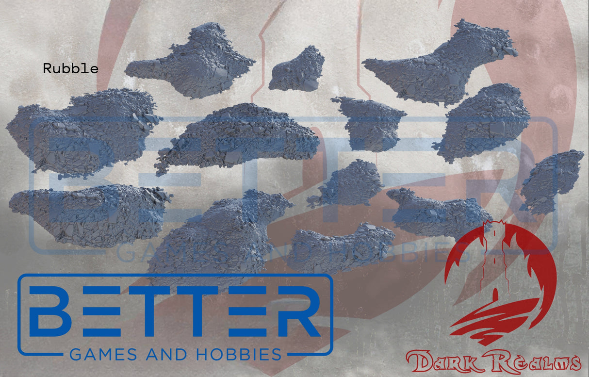 Overlord 1944, Scatter - 32, 28, 20, 15 and 10mm Scale, for Fantasy, Historical terrain RPG