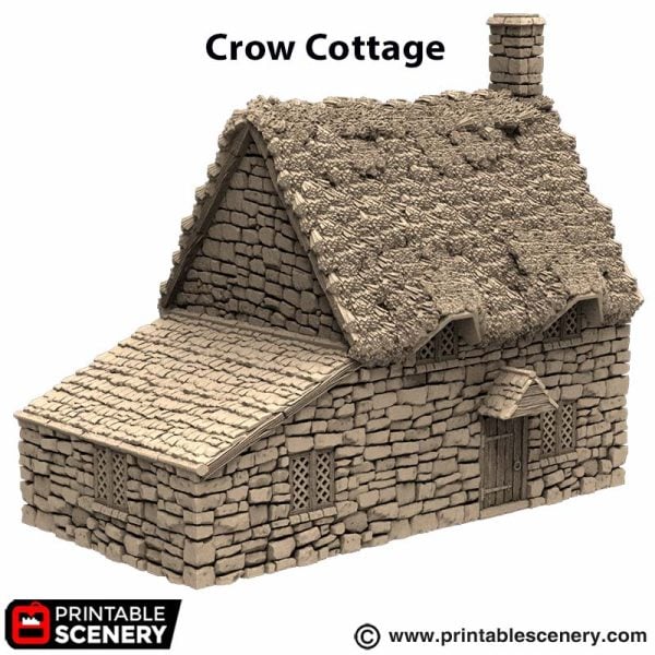 Crow Cottage - (28, 15, or 10mm scale) - King and Country
