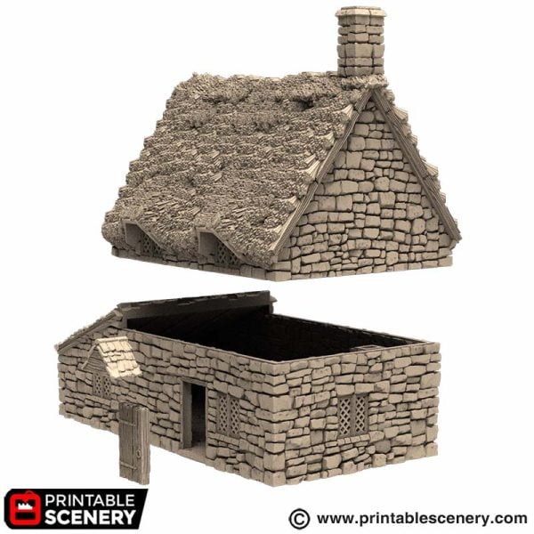 Crow Cottage - (28, 15, or 10mm scale) - King and Country
