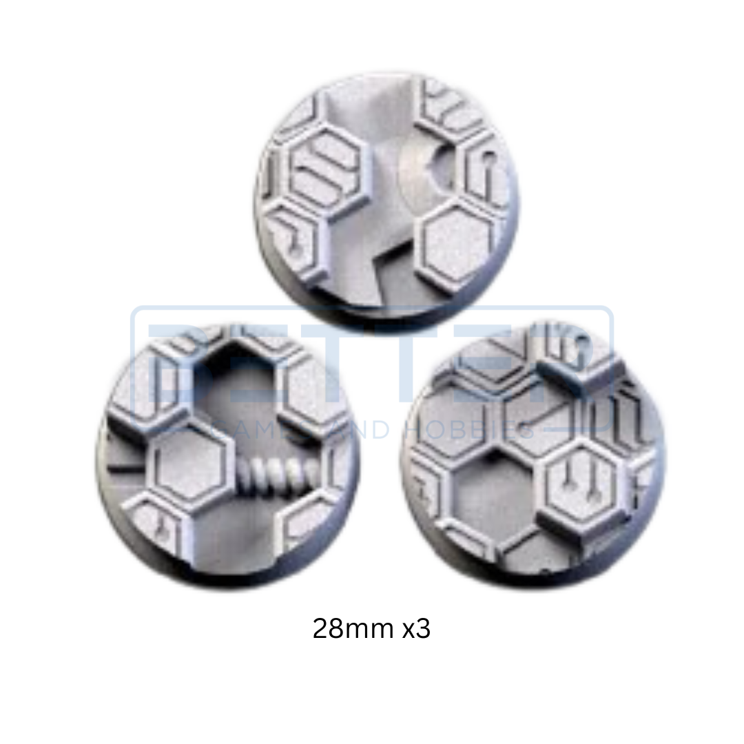 Cyber Hex - Themed Bases and Toppers for sci-fi & fantasy wargaming